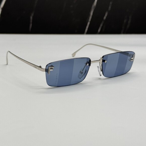 NEW FENDI FE4172US 16X SILVER/BLUE SUNGLASSES WOMEN FENDI - Picture 5 of 11